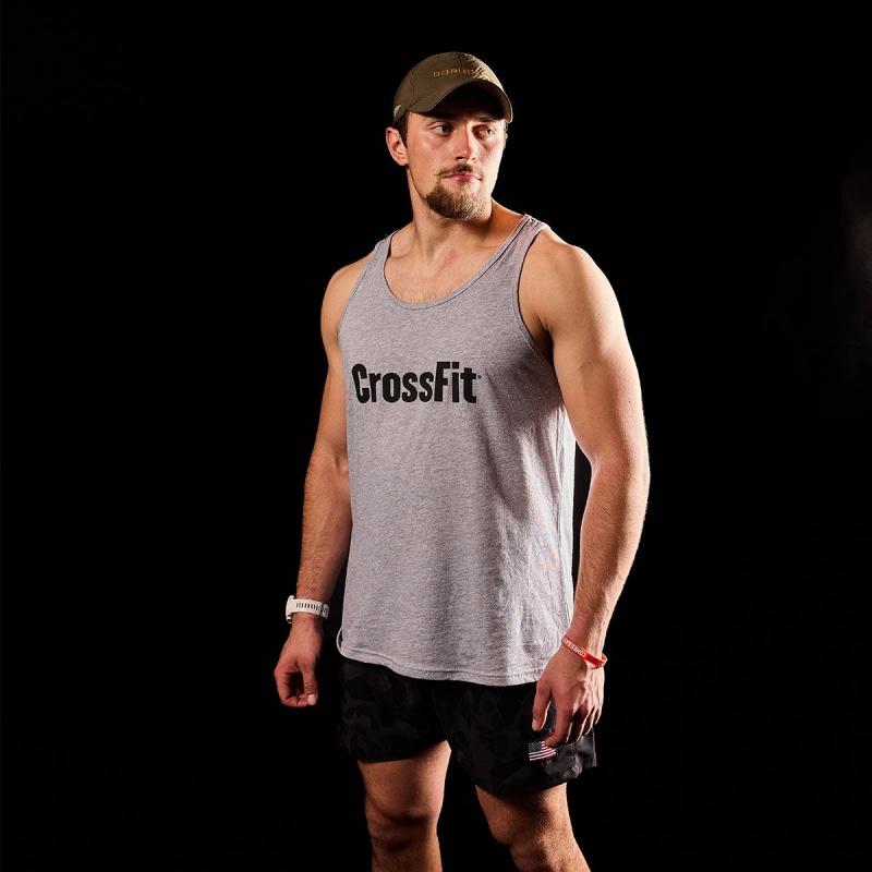 Tanks Goruck CrossFit Men Grey | FR-874936QJM