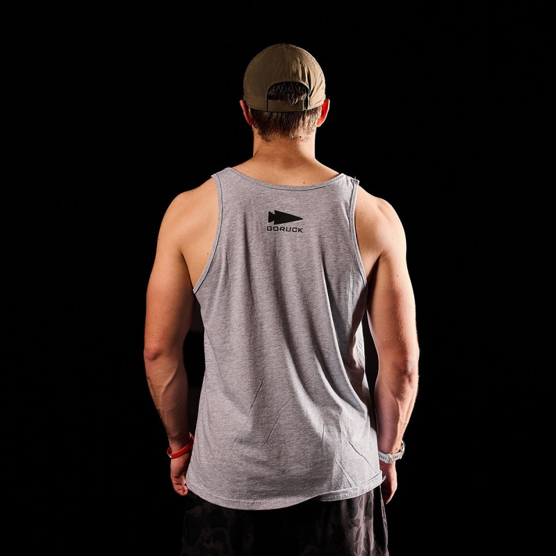 Tanks Goruck CrossFit Men Grey | FR-874936QJM