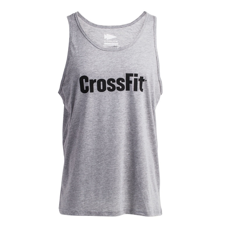 Tanks Goruck CrossFit Men Grey | FR-874936QJM