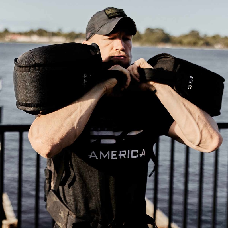 Training Sandbags Goruck Kettlebells Accessories Black | FR-624507YBE